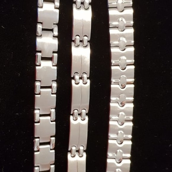 Stainless steel bracelet-Bracelet- Steinless-Bracelet/Modern Design - Picture 3 of 6